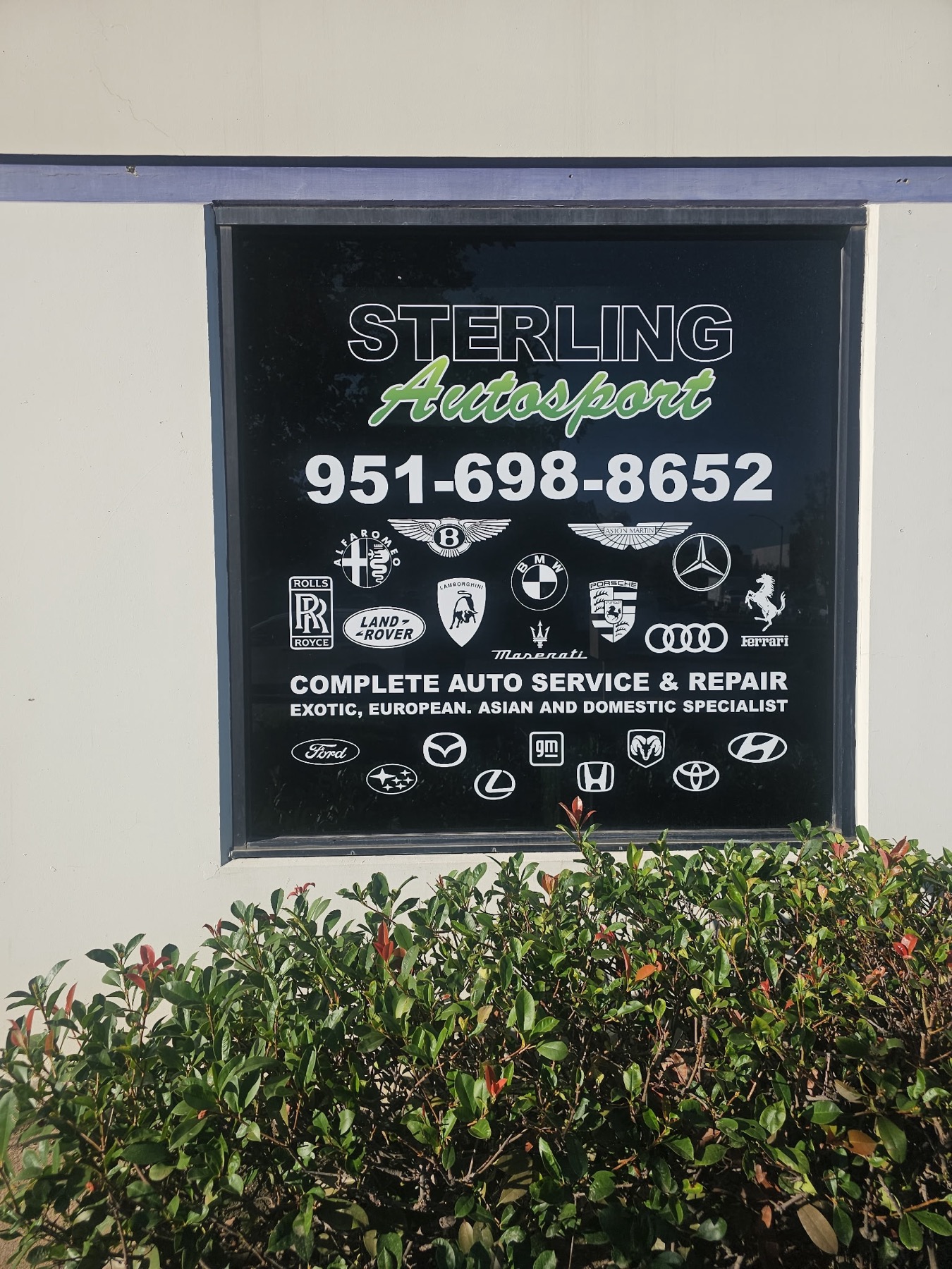 Brands serviced at Sterling